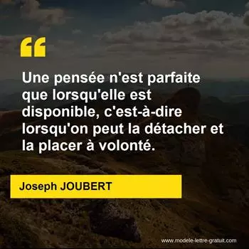 Citation Joseph JOUBERT