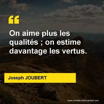 Citation Joseph JOUBERT