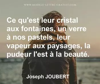 Citation de Joseph JOUBERT