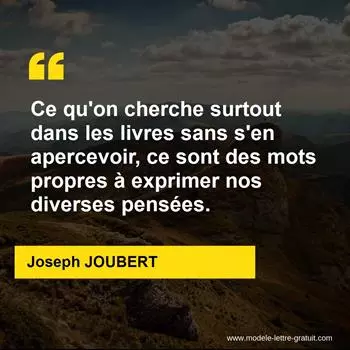 Citation Joseph JOUBERT