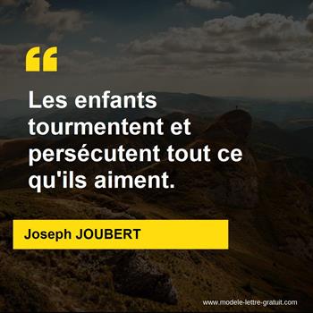 Citation de Joseph JOUBERT