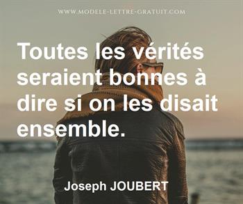 Citation de Joseph JOUBERT