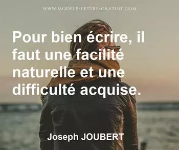Citation de Joseph JOUBERT