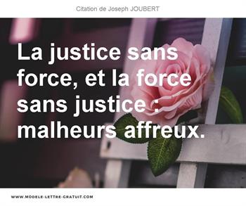 Citations Joseph JOUBERT