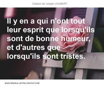 Citations Joseph JOUBERT