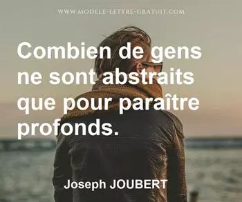 Citation de Joseph JOUBERT