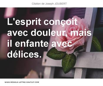 Citations Joseph JOUBERT