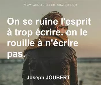 Citation de Joseph JOUBERT