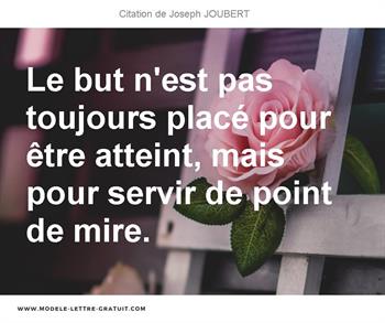 Citations Joseph JOUBERT