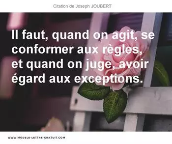 Citations Joseph JOUBERT