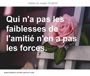 Citations Joseph JOUBERT