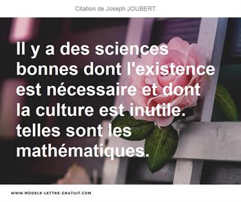 Citations Joseph JOUBERT