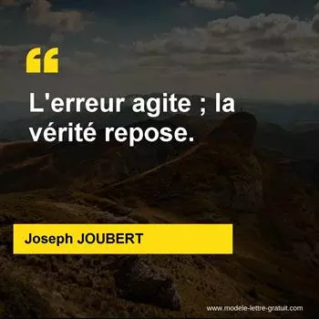 Citation Joseph JOUBERT