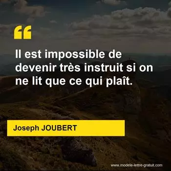 Citation Joseph JOUBERT