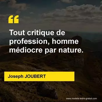 Citation Joseph JOUBERT