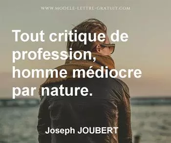 Citation de Joseph JOUBERT