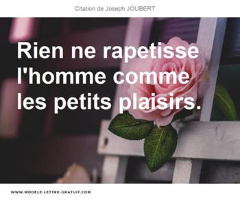 Citations Joseph JOUBERT