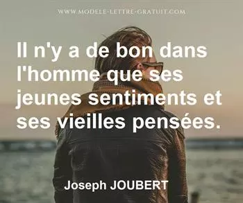 Citation de Joseph JOUBERT