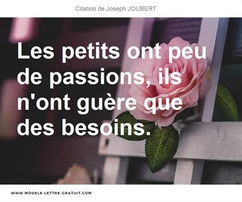 Citations Joseph JOUBERT