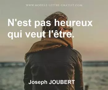 Citation de Joseph JOUBERT