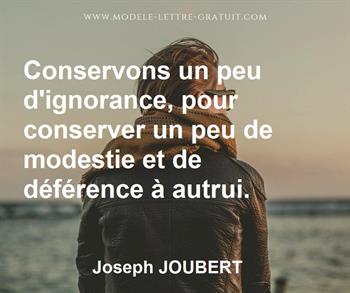 Citation de Joseph JOUBERT