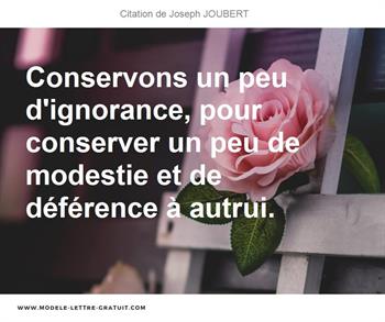 Citations Joseph JOUBERT