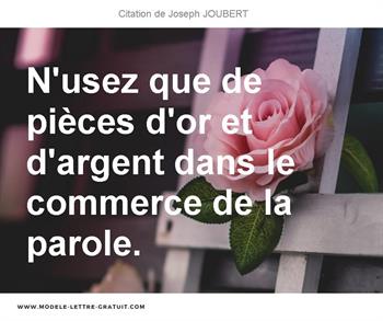 Citations Joseph JOUBERT