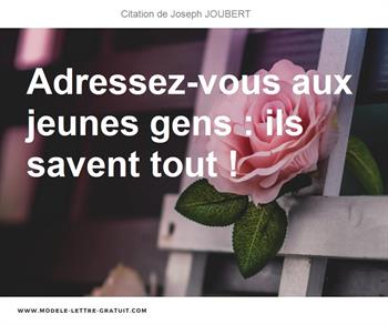 Citations Joseph JOUBERT