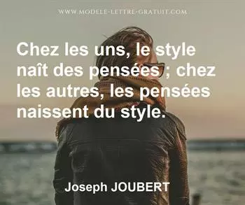Citation de Joseph JOUBERT