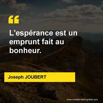 Citation Joseph JOUBERT