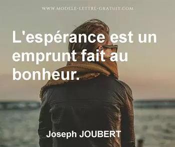 Citation de Joseph JOUBERT