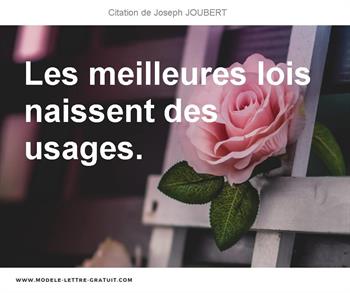 Citations Joseph JOUBERT