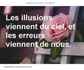 Citations Joseph JOUBERT