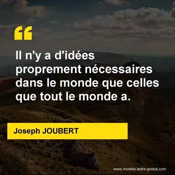 Citation Joseph JOUBERT