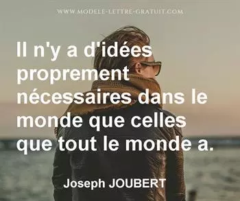 Citation de Joseph JOUBERT