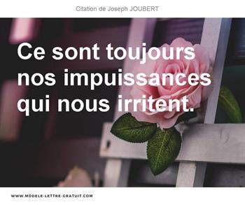 Citations Joseph JOUBERT