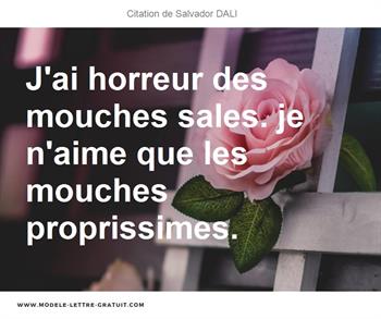 Citations Salvador DALI