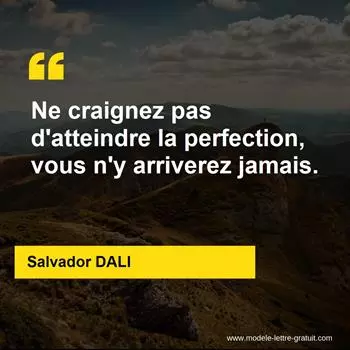 Citation Salvador DALI