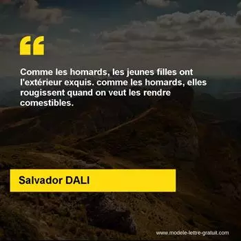 Citation Salvador DALI