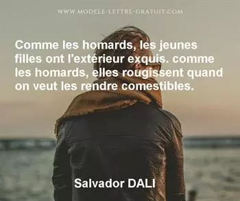 Citation de Salvador DALI