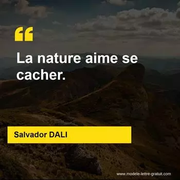 Citation Salvador DALI