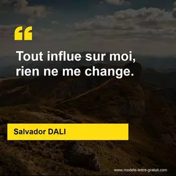 Citation Salvador DALI