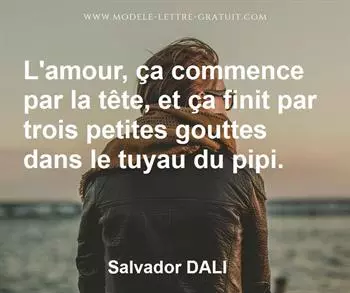 Citation de Salvador DALI