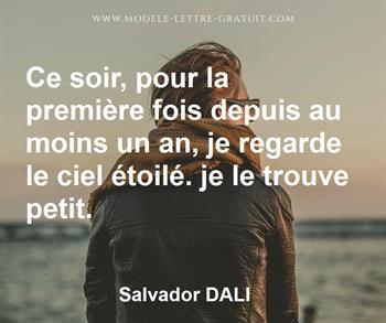 Citation de Salvador DALI