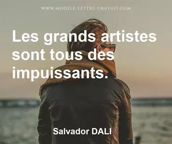 Citation de Salvador DALI
