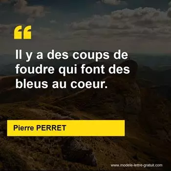 Citation Pierre PERRET