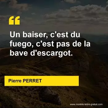 Citation Pierre PERRET