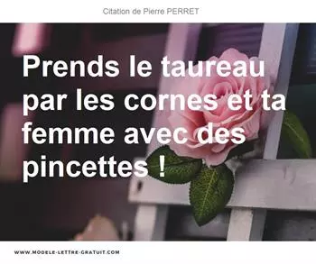 Citations Pierre PERRET