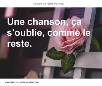 Citations Pierre PERRET
