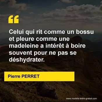 Citation Pierre PERRET
